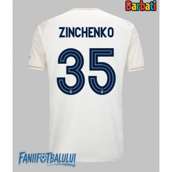 Nottingham Forest Oleksandr Zinchenko #35 Tricou Fotbal Replică 2025-26 Barbati Deplasare